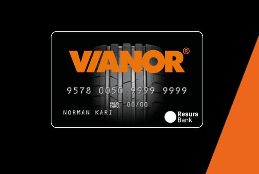 30-60 dagers kostnadsfri kreditt med Vianor-kortet!