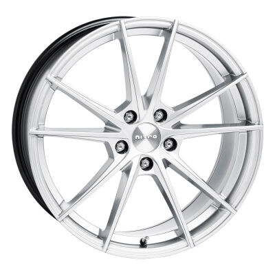 Nitro Volcano Silver lättmetallfälg