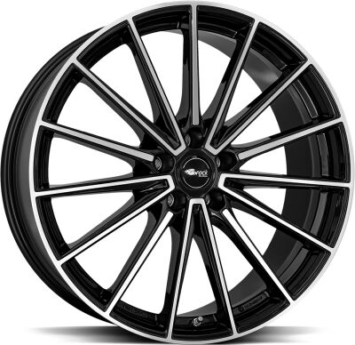 BROCK B43 Black Full Polish alumiinivanne