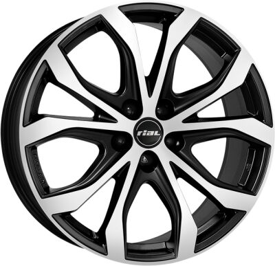 RIAL W10 Racing Black Polish alumiinivanne