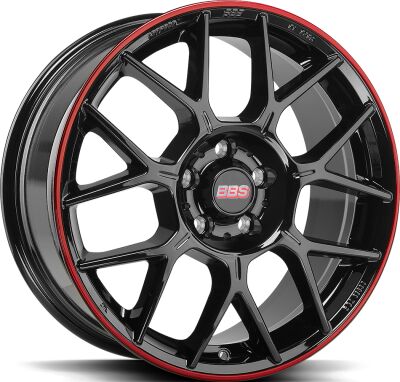 BBS XR Black Red alumiinivanne