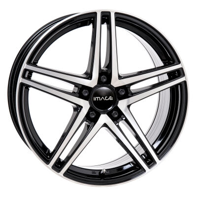 Image Star FF Glossy Black/Polished lettmetallfelger