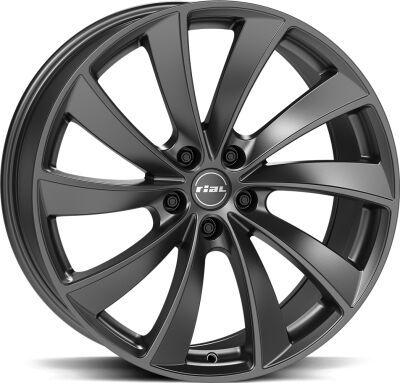 RIAL Lugano Steel Grey Matt alumiinivanne
