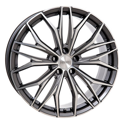 Nitro Sapphire FF Grey Metallic/Polished lättmetallfälg