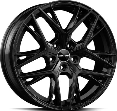 GMP Lunica Glossy Black alumiinivanne
