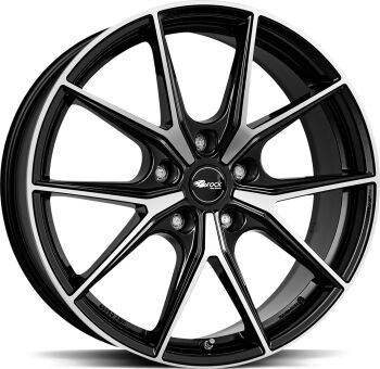 BROCK B40 Black Full Polish alumiinivanne