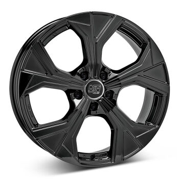 MSW 43 Glossy Black lättmetallfälg