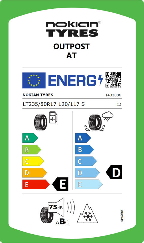 EU-däckmärkning: T431886