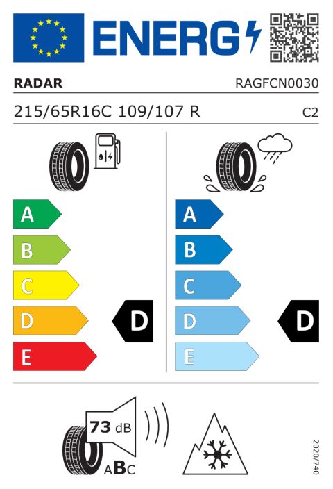 EU-däckmärkning: RAGFCN0030