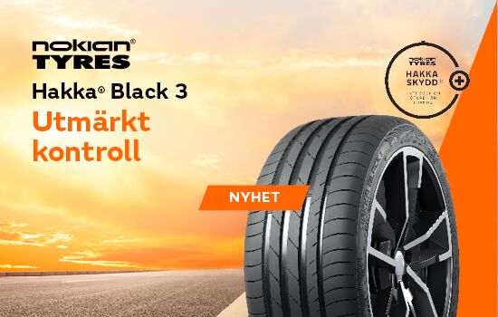 Nyheten Nokian Tyres Hakka Black 3